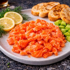 Despunte de Salmón Sin Grasa - Cocido - Descongelar y comer